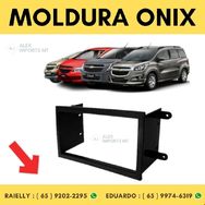 Moldura GM Cobalt / Spin / Onix / Prisma 2din Moudura Dois Din Dim