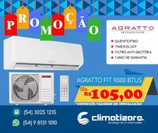 Ar Condicionado Agratto 9.000 Btus Quente/frio