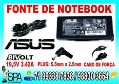 Fonte Carregador Notebook e Netbook Asus em Lauro de Freitas BA