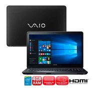 Notebook Vaio Produto Embalado