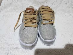 Tenis Puma Glitter Prata