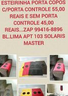 Esteirinha Porta Copos Pra Braco de Sofa Aparti de 45.00