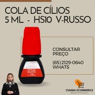 Cola de Cílios Fio a Fio 5 ML Hs10 Volume Russo Elite