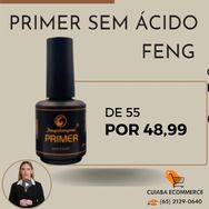 Primer de Unha Prime sem ácido Gel Acrigel Fibra sem Acido