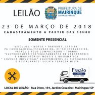 Leilão Prefeitura de Mairinque