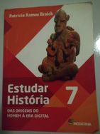 Livro de História "estudar História das Origens do Homem a Era Digital