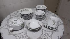 Aparelho de Jantar 42 Peças Porcelana Schimidt