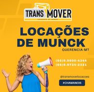 Locações de Munck e Cesto Aéreo para Querência e Região