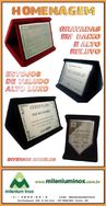 Fotos Similares: Placas de Homenagem e Medalhas em Inox 