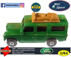 Matchbox 1965 Land Rover Bagageiro Tipo 1 Cor Verde 1/64