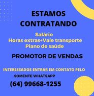 Estamos Contratando Promotor de Vendas