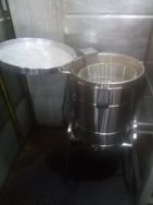 Fritadeira Industrial Elétrica Inox Eccel Mod água e óleo