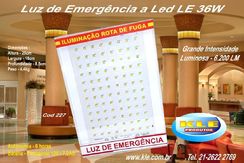 Luz de Emergência a Led 36w