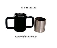 Caneca Rosca Luva Porca Kit P Escora Metalica em Cupira