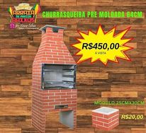 Promoção Churrasqueira 64 Cm Pré Moldada