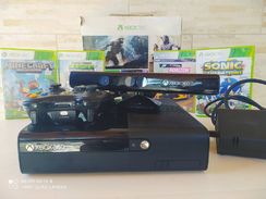 XBOX 360 500gb Hd + Kinect + Controle Aceito Cartão/ Mumbuca / Pat