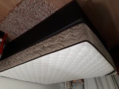 Cama Box Baú de Casal da Ortobom + Colchão de Casal da Ortobom