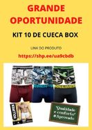 Kit 10 Cuecas Box Microfibra