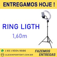 Kit Iluminador Led Ring Light 10 Pol com Tripé Suporte Celular Selfie