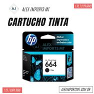 Cartucho de Tinta Hp 664 Preto Original - F6v29ab de Impressora