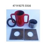 Caneca Rosca Luva Porca Kit de Rosca P Escora Metalica em Niteroi