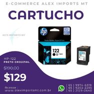 Cartucho de Tinta Hp 122 Preto Original Cartuxo Ch561hb