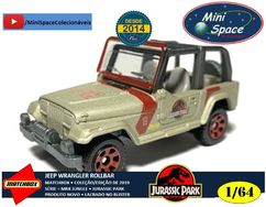 Matchbox Jeep Wrangler Rollbar 18 Jurassic Park 1/64