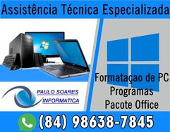 Manutenção Formatação de Computadores (domicilio)