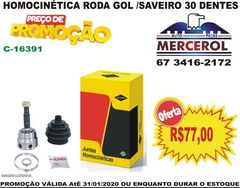 Super Kit Homocinetica Roda Gol Ae Cht AP At