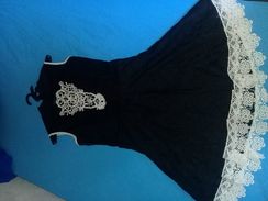 Vestido Preto e Branco