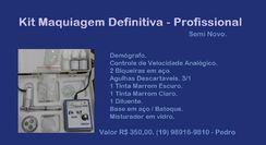 Kit Maquiagem Definitiva Profissional Semi Novo