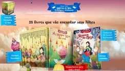 Coleção Folha Reis Príncipes e Princesas 25 Livros c/ Box