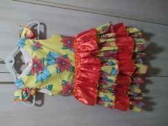 Vestido Festa Junina Floral