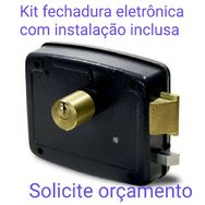 Kit Fechadura Elétrica Agl com Instalação Inclusa