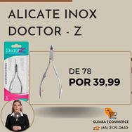 Alicate de Cuticula em Inox Doctor Z 10cm Aço Manicure