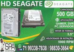 Hd 500gb Seagate Sata em Salvador BA