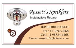 Rosseti Sprinklers Montagem e Desmontagem de Rede de Sprinklers