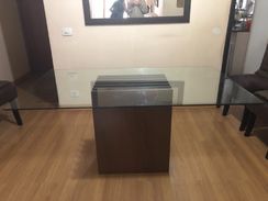 Mesa de Jantar 6 Lugares com Tampo de Vidro