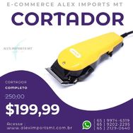 Máquina de Cortar Cabelo e Barba 2 em 1 Cortador Bom