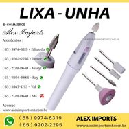 Lixa Elétrica Potátil para Manicure Pedicure Kit Lixadeira