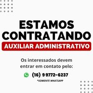 Vaga para Auxiliar Administrativo