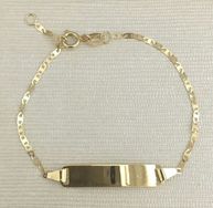 Pulseira Infantil Piastrine em Ouro 18k