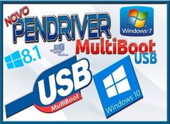 Pendrive Bootável Windows 7 * 8.1 e 10 + Pacote de Programas