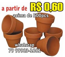 Mini Vaso Cerâmica p/ Lembrancinha de Casamento, Aniversários, Batizad