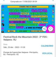 Rock The Mountain Ingresso 2° Final de Semana