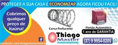 Cerca Perfurante em Itaúna MG Thiago Master