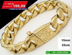 Pulseira Banhada a Ouro 18k