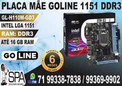 Placa Mãe Goline Gl-h110m-gd3 Socket 1151 Vga Ddr3 em Salvador BA