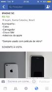 *caixa *carregador *chave Sim *adesivos da Apple *sempre Usado com Película de Vidro *a