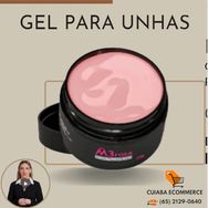 Gel Magic Nails m3 Rosa Uv Led Alongamento Unhas Fibra